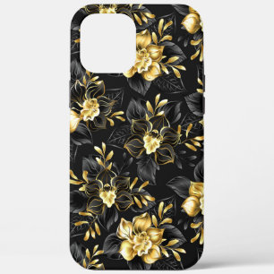 Seamless with jewellery orchids iPhone 12 pro max case