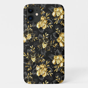 Seamless with jewellery orchids iPhone 11 case