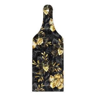 Seamless with jewellery orchids cutting board