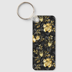 Seamless with jewellery orchids keychain