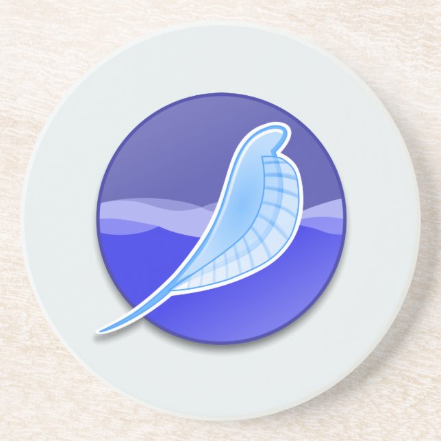 SeaMonkey Logo Coaster (Front)