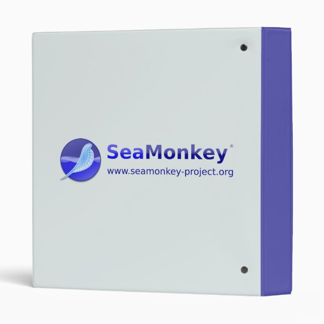 SeaMonkey Project - Horizontal Logo Binder (Back/Spine)