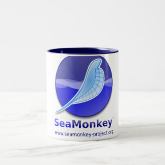 SeaMonkey Project - Vertical Logo Two-Tone Coffee Mug