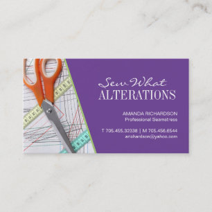 Seamstress \ Dress Maker Business Card