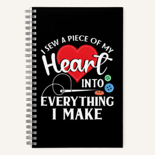 Seamstress Quilting Knitting Notebook
