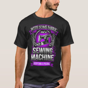 Seamstress Quilting Sewing Machine Love Quilters T-Shirt