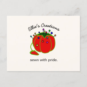 Seamstress Red Pin Cushion Seamstress Not Postcar Postcard