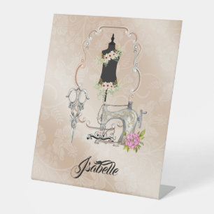 Seamstress Table Sign