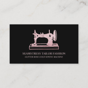 Seamstress Tailor Antique Sewing Machine Business Card
