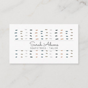 Seamstress Tailor Business Card