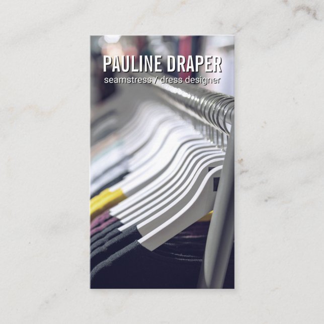 Seamstress | Tailor Business Card (Front)