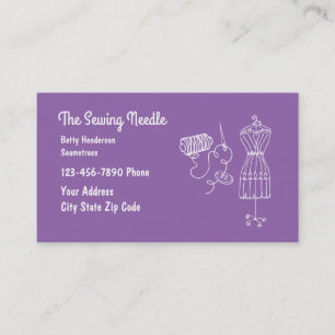 Seamstress Theme Business Card