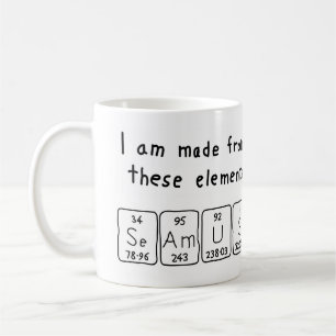 Seamus periodic table name mug