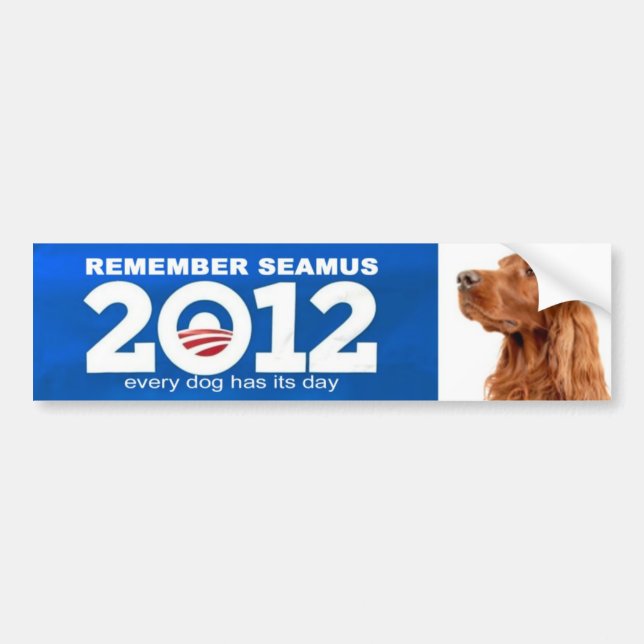 seamus romney obama bumper sticker (Front)