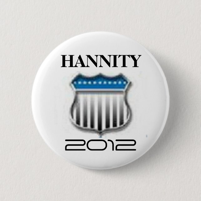 Sean Hannity 2012 2 Inch Round Button (Front)