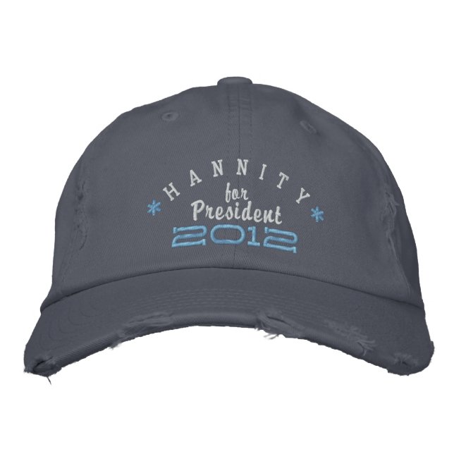 Sean Hannity For President 2012 Embroidered Hat (Front)