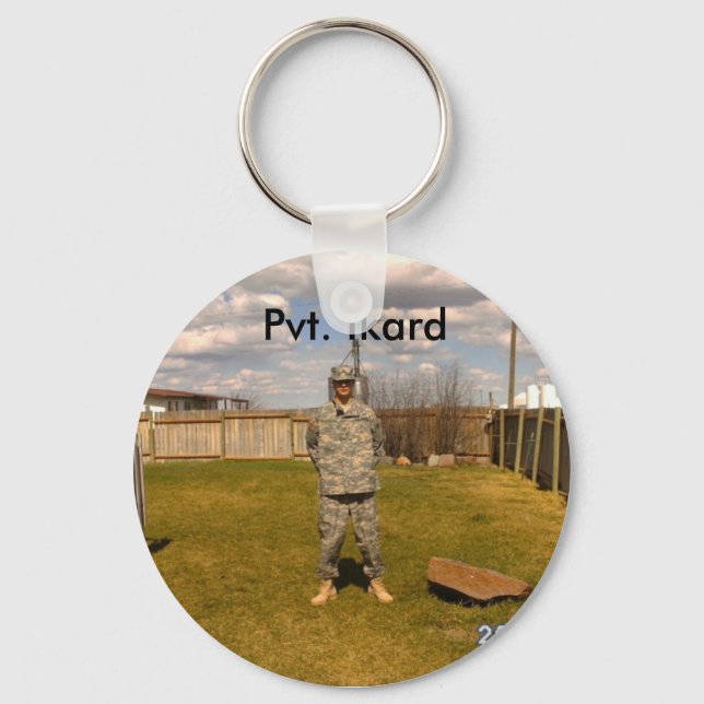 sean, Pvt. Ikard Keychain (Front)