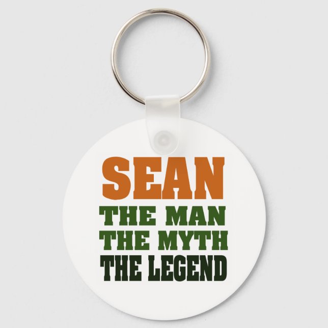 SEAN - the Man, the Myth, the Legend Keychain (Front)
