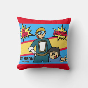 Seantron Super Hero Throw Pillow