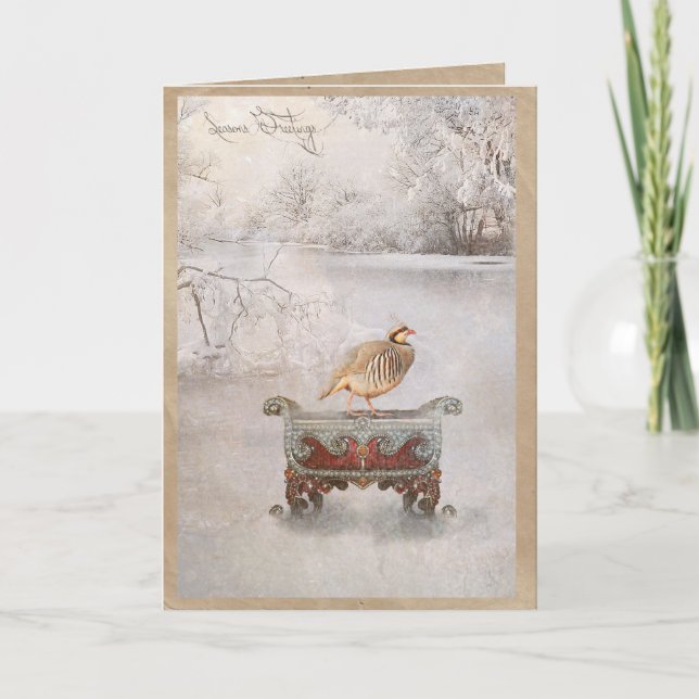 Seaons Greetings Holiday Card (Front)