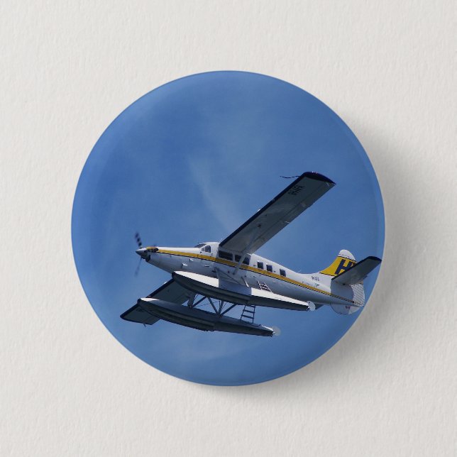 Seaplane 2 Inch Round Button (Front)