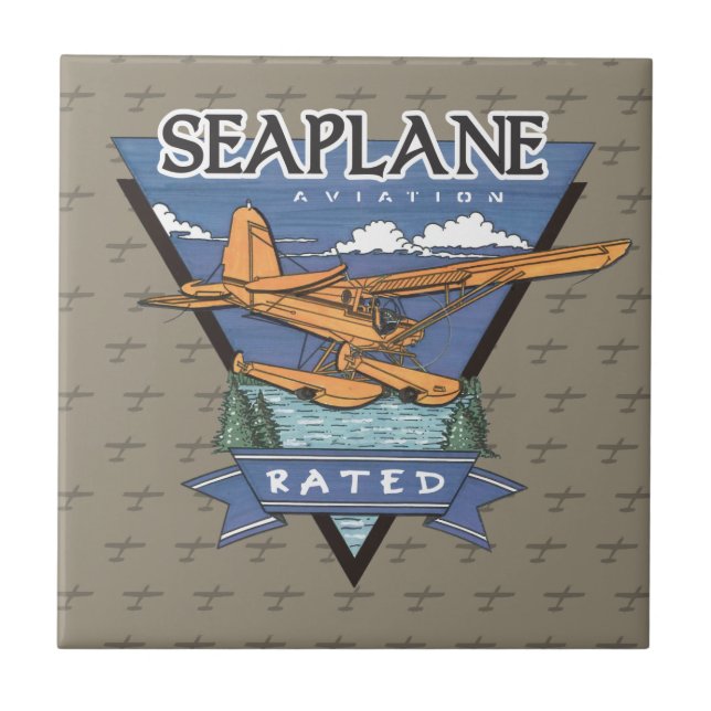 Seaplane Aviation Rated Tile (Front)