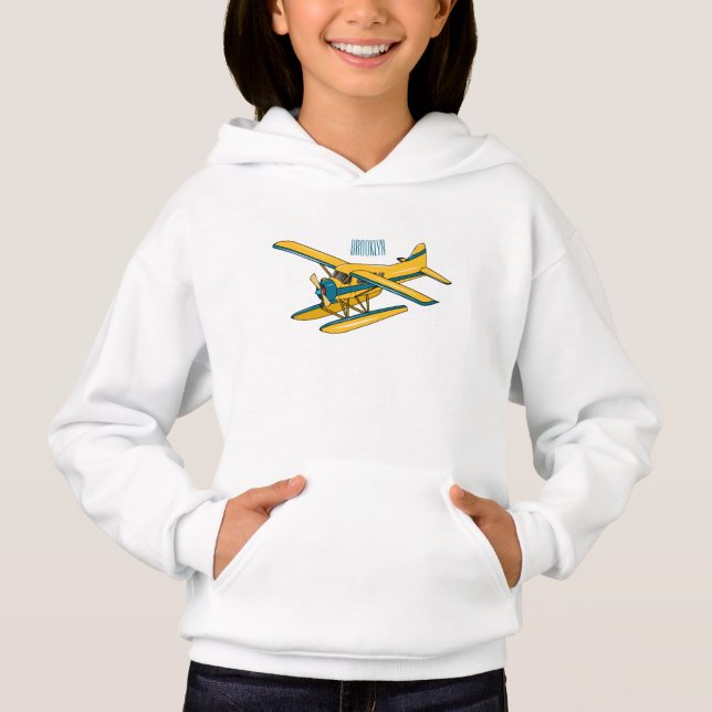Seaplane cartoon illustration  (Front)