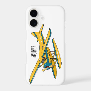 Seaplane cartoon illustration