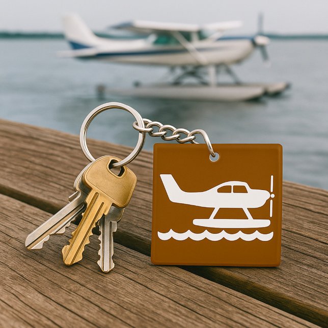 Seaplanes Sign Keychain (Creator Uploaded)