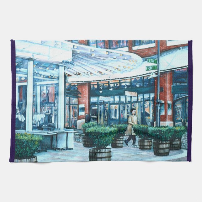 Seaport Excursions Kitchen Towel (Horizontal)