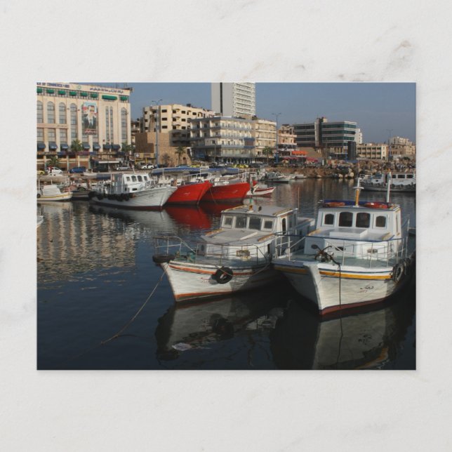 Seaport of Tartus, Syria Postcard (Front)