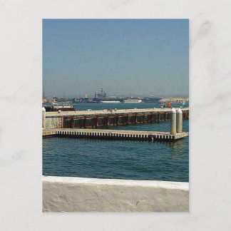Seaport Village Aircraft Carriers Pier Water Bay D Postcard