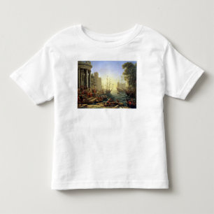 Seaport with the Embarkation of St. Ursula Toddler T-shirt