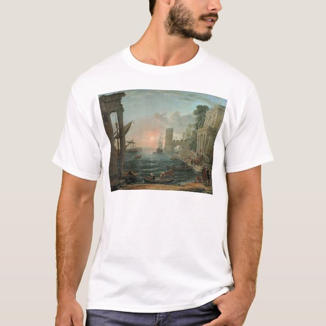 Seaport with the Embarkation T-Shirt (Front)
