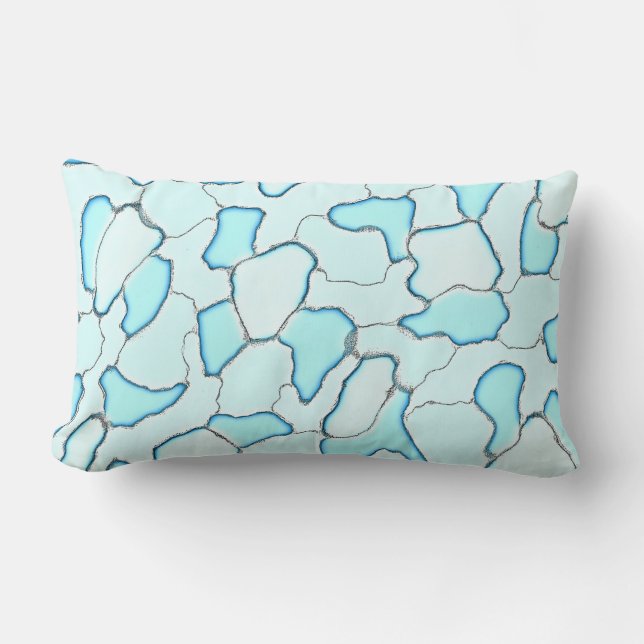 Seaquacamo, the double colour version! lumbar pillow (Front)