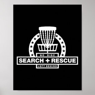 Search And Rescue Disc Golf  Poster