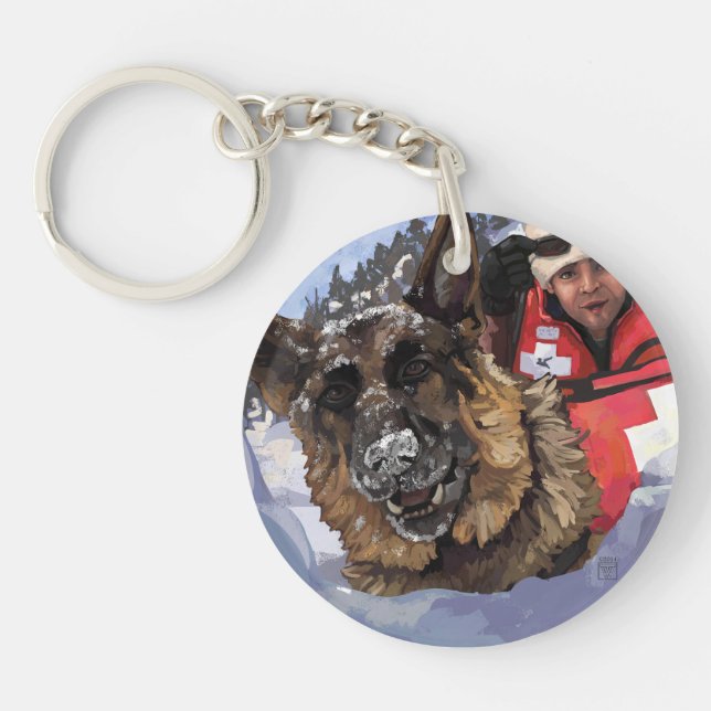 Search and Rescue Keychain (Front)