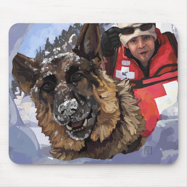 Search and Rescue Mouse Pad (Front)