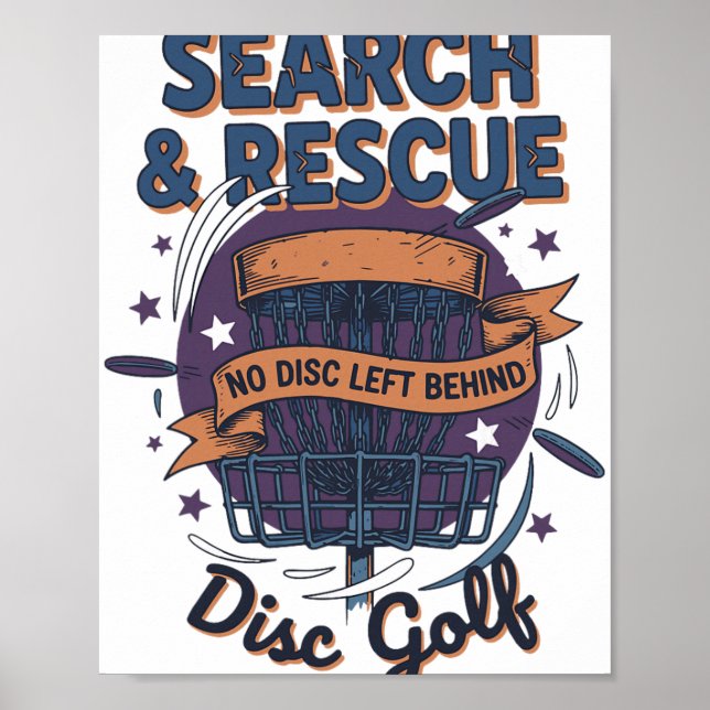 Search And Rescue No Disc Left Behind Disc Golf _7 Poster (Front)
