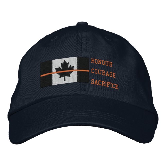 Search and Rescue SAR Canadian Flag  Embroidered Hat (Front)