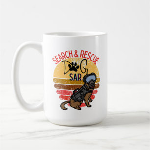 Search and Rescue SAR K-9 Professional Dogs  Coffee Mug