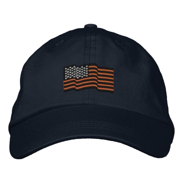 Search and Rescue The Thin Orange Lines Embroidered Hat (Front)