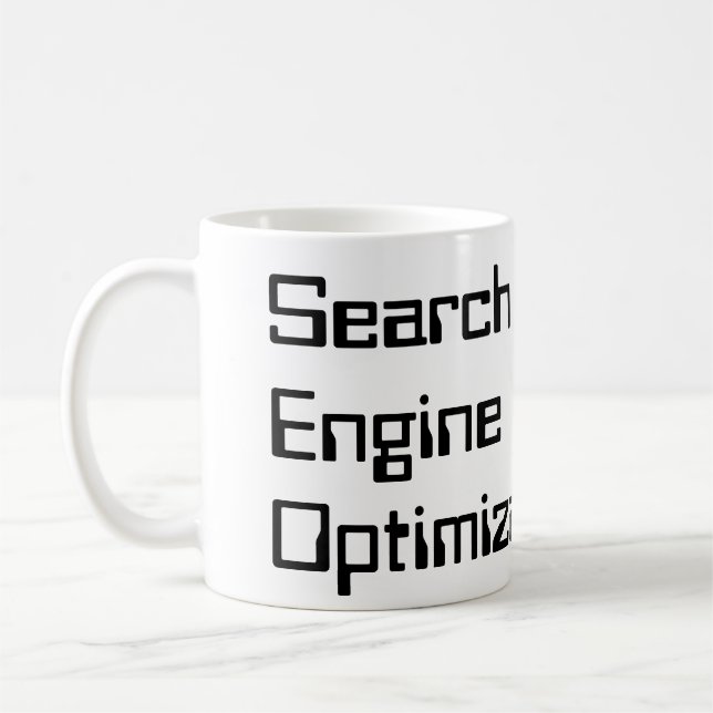 Search Engine Optimization - SEO Coffee Mug (Left)