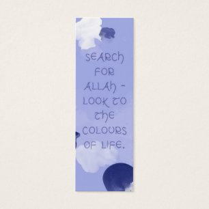 Search for Allah Islamic bookmark