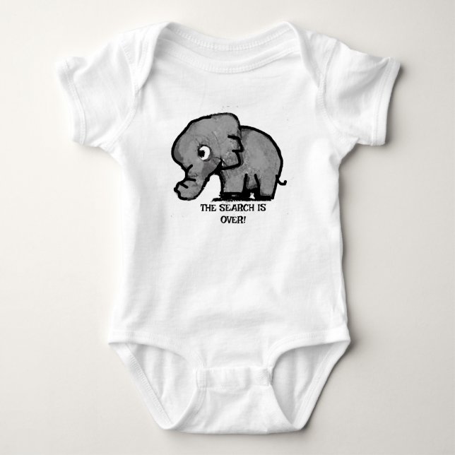 Search Over Baby Bodysuit (Front)