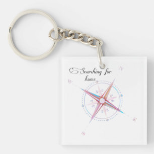 Searching for home compass keychain