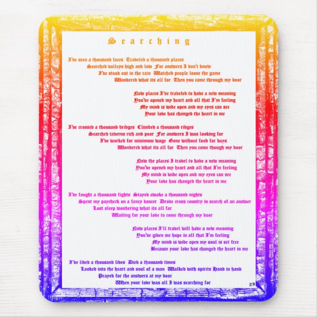 Searching Mouse Pad (Front)