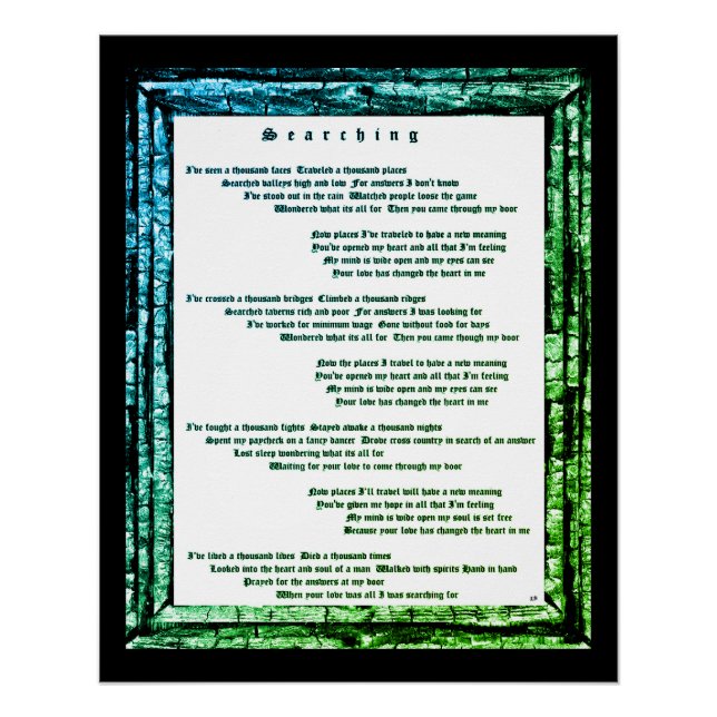 Searching Poster (Front)