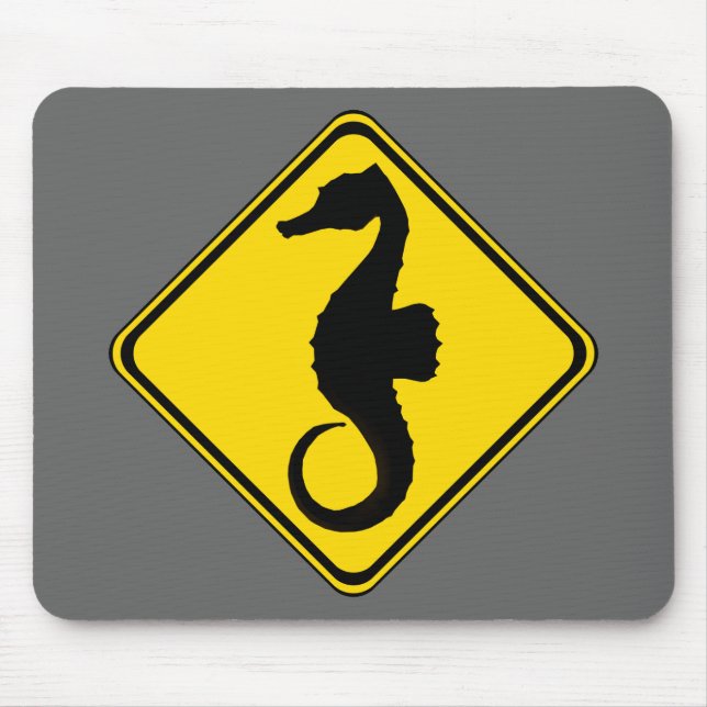 Searhorse Crossing ! Mouse Pad (Front)