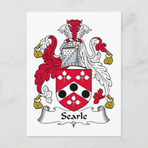 Searle Family Crest Postcard
